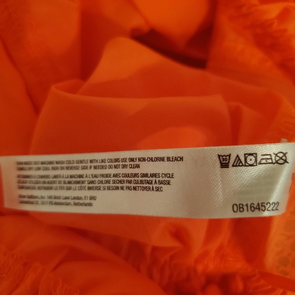 Free People Movement Tropic Sport Jumpsuit One-Piece Size Small Orange NWT - Picture 4 of 7